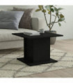 Coffee Table Black 55.5x55.5x40 cm Engineered Wood