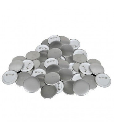 500 pcs PinBack Button Parts 44 mm