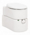 Integrated Camping Toilet White 24+17 L HDPE&Steel