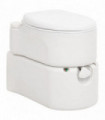 Integrated Camping Toilet White 24+17 L HDPE&Enamel