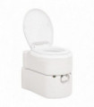 Integrated Camping Toilet White 24+17 L HDPE&PP