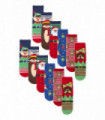 12 PAIRS - Kids Xmas Socks (6-8/ Assorted)