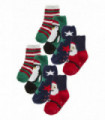 8 PAIRS - Kids Cosy Xmas Socks (6-8 / Assorted)