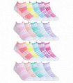 Girls Mesh Insert Trainer Socks (9-12 / 20 Pairs)