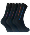 6 Pairs Mens DEE Patterned Cotton Socks (DEE6) Single Line