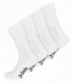 Dr.Socks 4 Pack Bamboo Diabetic Socks (6-8 / White)