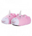Children's Pink 3D Unicorn Slippers (Large 13/1)