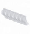 6 Pack Boys Bamboo Trainer Socks (9-12 / White)