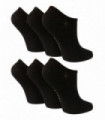 6PK - Wildfeet Trainer Socks (4-8 / Black)