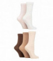 5PK - Wildfeet Jacquard Crew Socks (4-8 / Dots Mix)