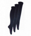 3 Pack Kids Extra Long Bamboo Socks (9-12 / Dark Grey)