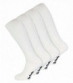 Dr.Socks Long Bamboo Diabetic Socks (6-8 / White)