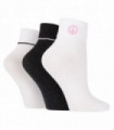 3PK - Wildfeet Embroidered Rib Lounge Socks (4-8 / Peace)