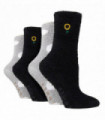 4PK - Cosy Lounge Socks (4-8 / Sunflower)