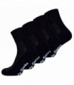 Dr.Socks Short Bamboo Diabetic Socks (4-7 / Black)