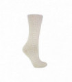 Ladies Cream 100% Pure Wool Bed Socks (S198 Grey)