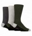 3PK - Wildfeet Boot Sock (6-11 / Green)