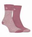 Ladies Storm Bloc Super Soft Polyboot Sock (4-8 / Pink/cream)