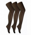 3 Pack Seamed Tights (8-14 / Black / Black)