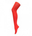 80 Denier Plain Coloured Tights (Large / Fire Red)