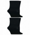 12 Pack KIDS Solid Colour Cotton Socks (9-12 / Black)