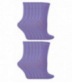 12 Pack KIDS Solid Colour Cotton Socks (12-3 / Lilac)