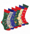 6-11 Sock Snob Christmas Socks (6 PACK)