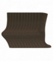 12 Pairs Ladies Plain Coloured Cotton Socks (Light Brown)