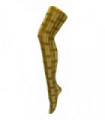 80 Denier Patterned Tights (18-24 UK / Skye Yellow)