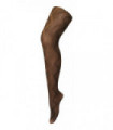 80 Denier Patterned Tights (18-24 UK / Weave Brown)