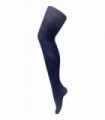 80 Denier Patterned Tights (8-14 UK / Cable Blue)