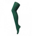 80 Denier Patterned Tights (18-24 UK / Weave Green)