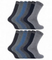 12 Pairs Mens Hike Socks 6-11 UK (6-11 / Pack 1)