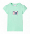 Kids' T-shirt Bright Green 104