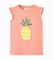 Kids' T-shirt Neon Coral 116