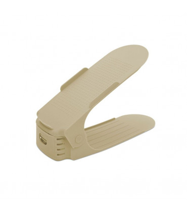 Haven Space Saver Shoe Rack Organiser Standard Size Easy Clean & Sturdy, Brown