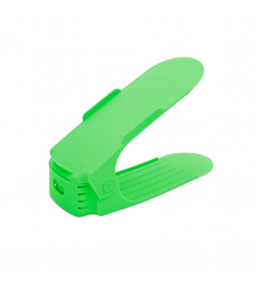 Haven Space Saver Shoe Rack Organiser Standard Size Easy Clean & Sturdy, Green