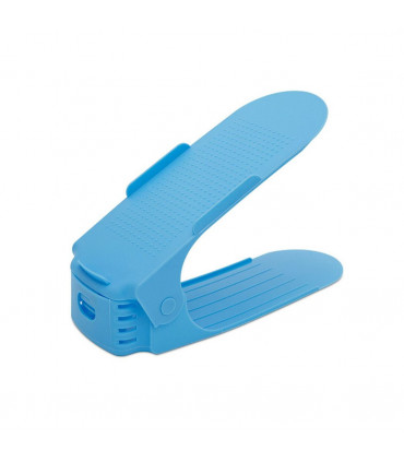 Haven Space Saver Shoe Rack Organiser Standard Size Easy To Clean & Sturdy, Blue