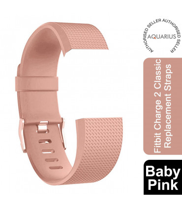 Fitbit Charge2 Classic Replacement Straps,Adjustable Straps Metal Clasp,BabyPink