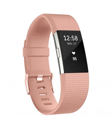Fitbit Charge2 Classic Replacement Straps,Adjustable Straps Metal Clasp,BabyPink