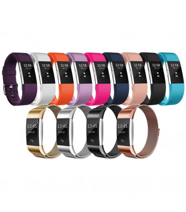 Fitbit Charge2 Classic Replacement Straps,Adjustable Straps Metal Clasp,BabyPink