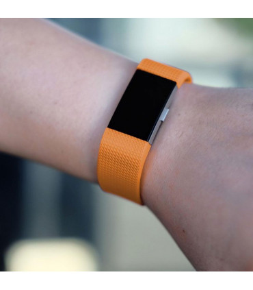 Fitbit Charge2 ClassicReplacement Straps,AdjustableStraps with MetalClasp,Orange