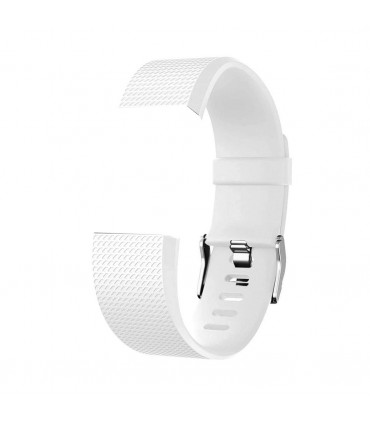 Fitbit Charge2 ClassicReplacement Straps,AdjustableStraps with Metal Clasp,White