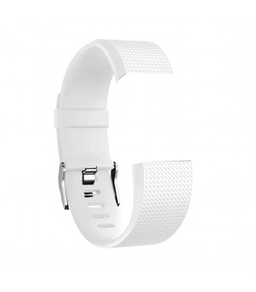 Fitbit Charge2 ClassicReplacement Straps,AdjustableStraps with Metal Clasp,White