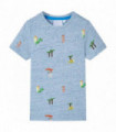 Kids' T-shirt Blue Melange 104