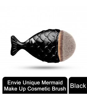 Envie Unique Mermaid Make Up Cosmetic Brush Black