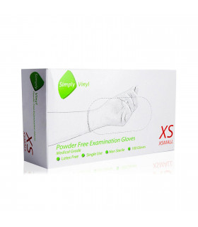 Children's Multipurpose Gloves, Vinyl Clear, 100 Pack (Age 6-10 Years)