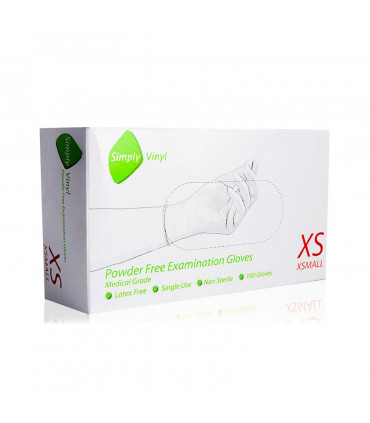 Children's Multipurpose Gloves, Vinyl Clear, 100 Pack (Age 6-10 Years)