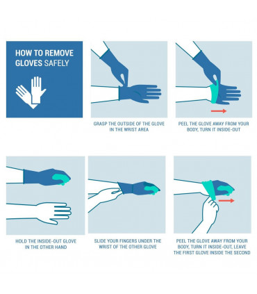 Children's Multipurpose Gloves, Vinyl Clear, 100 Pack (Age 6-10 Years)