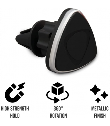 Aquarius Universal Magnetic Phone Car Mount, Silver